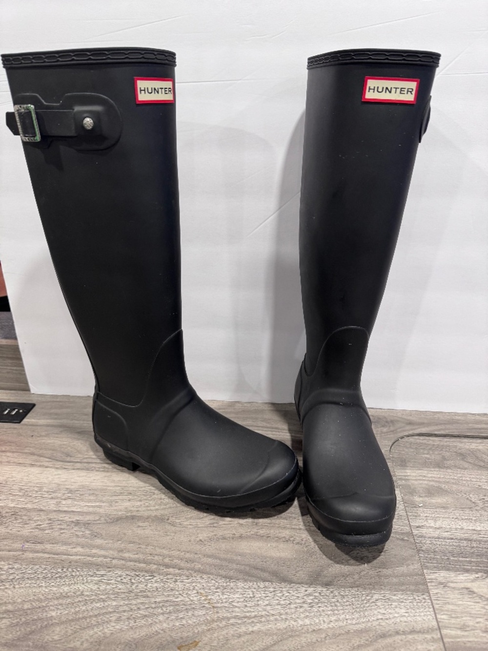 Hunter knee high rain boots
